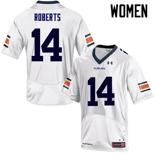 Women Auburn Tigers #14 Stephen Roberts College Football Jerseys Sale-White